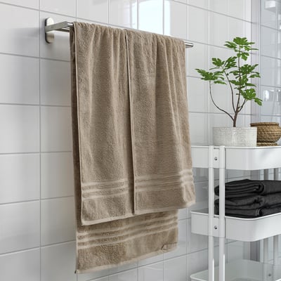 BROKGLIM Toalla de baño, beige, 100x150 cm