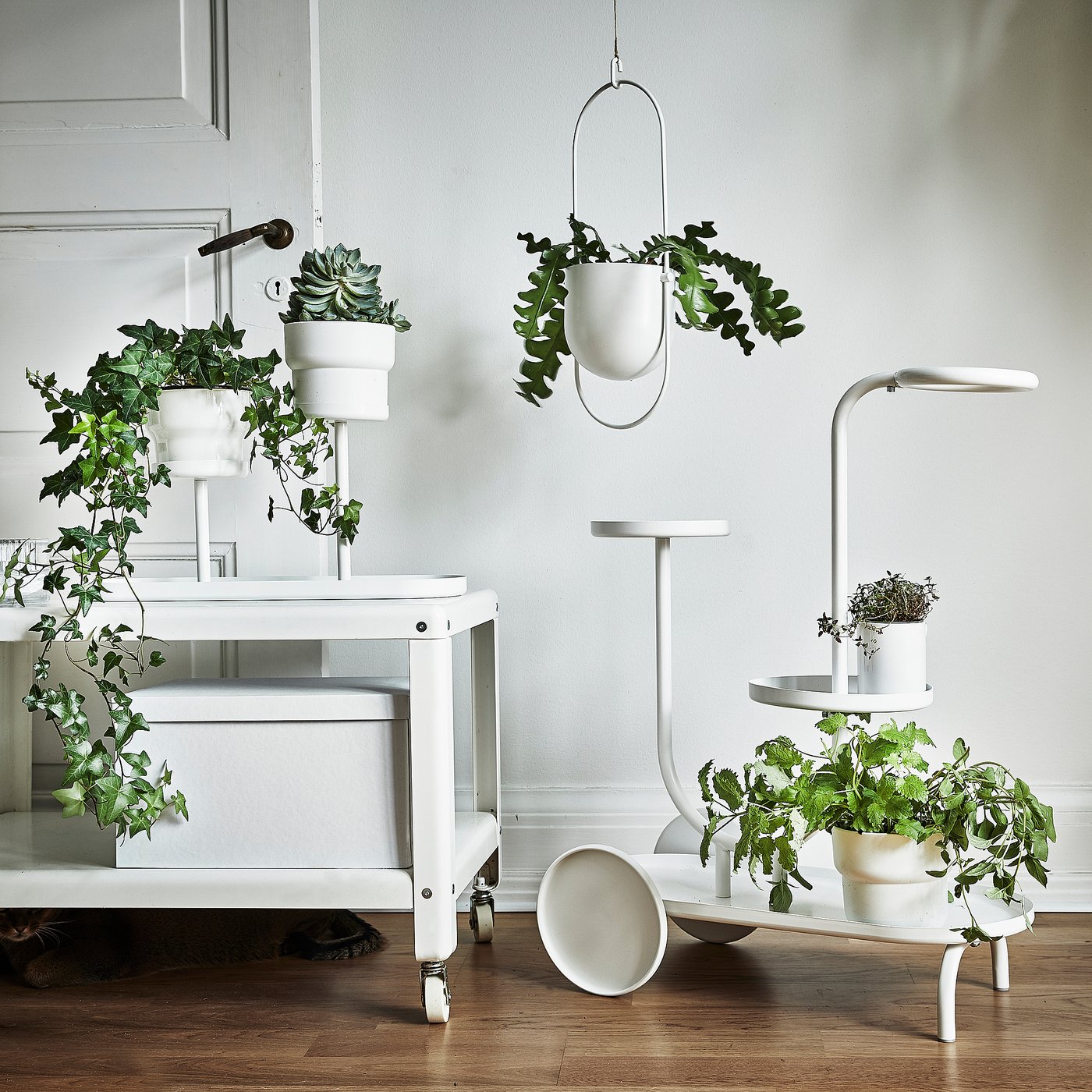 CHILISTRÅN Soporte p/plantas, blanco, 24 cm IKEA