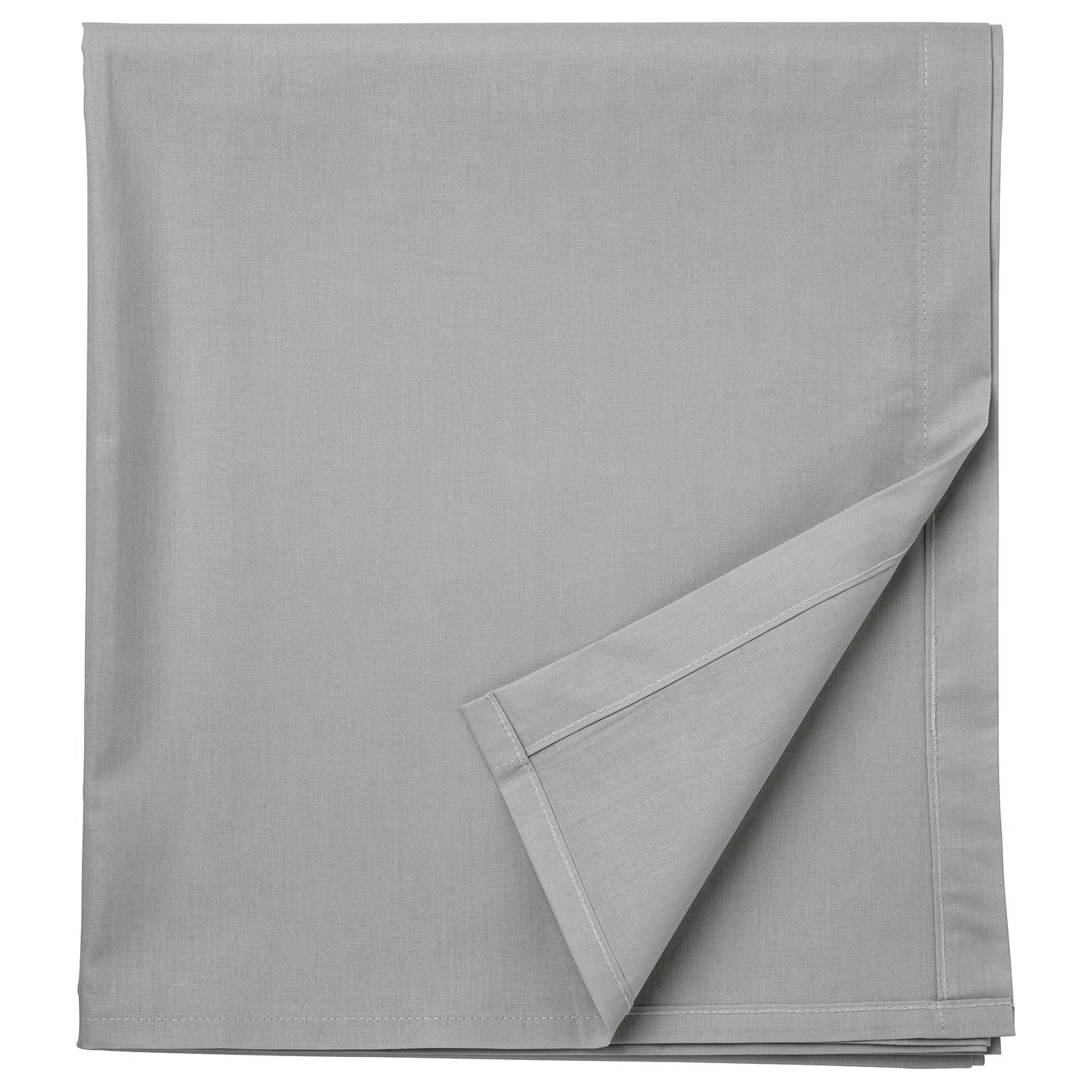 Servilleta de tela DVALA gris, rectangular, doblada, lisa.