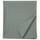 Hoja plana DVALA gris verdosa, plegada, rectangular lisa con bordes doblados.