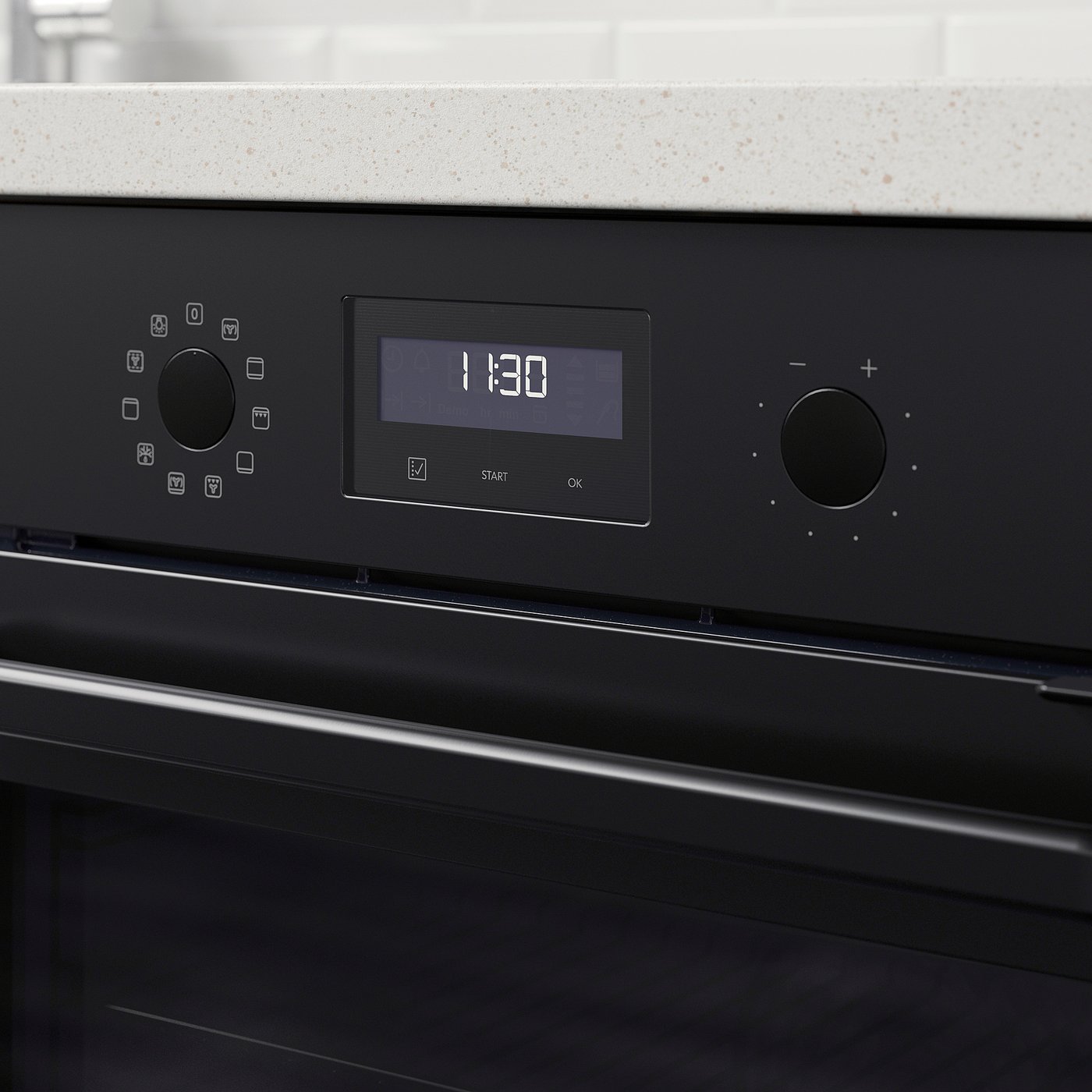 EFTERSMAK Horno de aire forzado, negro - IKEA