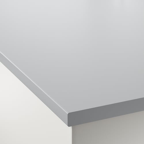 EKBACKEN Encimera a medida, gris claro, laminado, 45.1-63.5x2.8 cm - IKEA