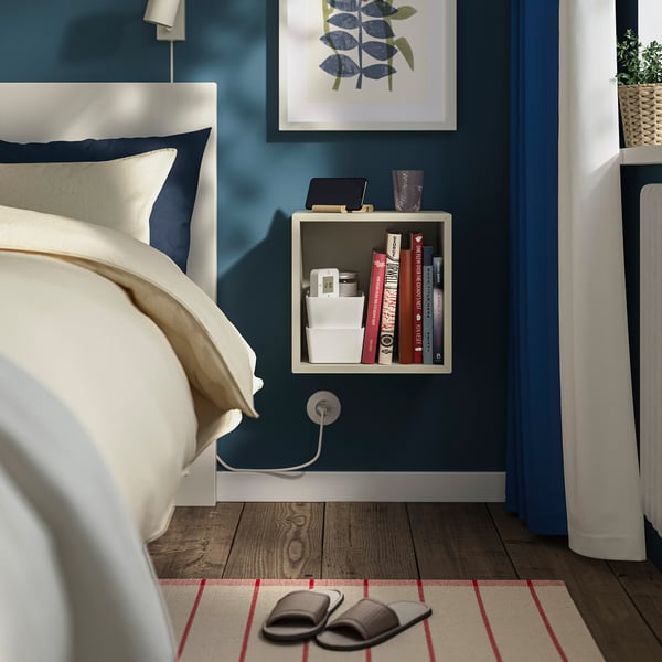 EKET Mueble de almacenaje en pared, beige, 35x25x35 cm