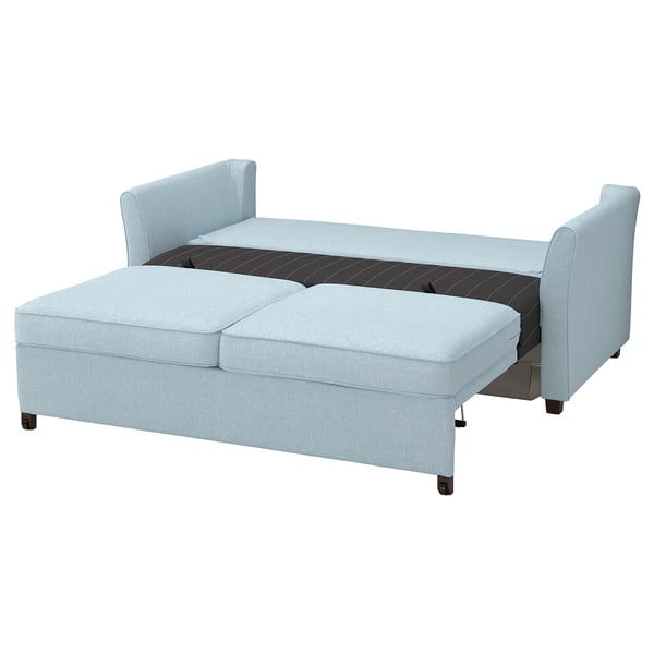 EKHOLMA Sofá cama de 2 plazas, Kilanda azul claro