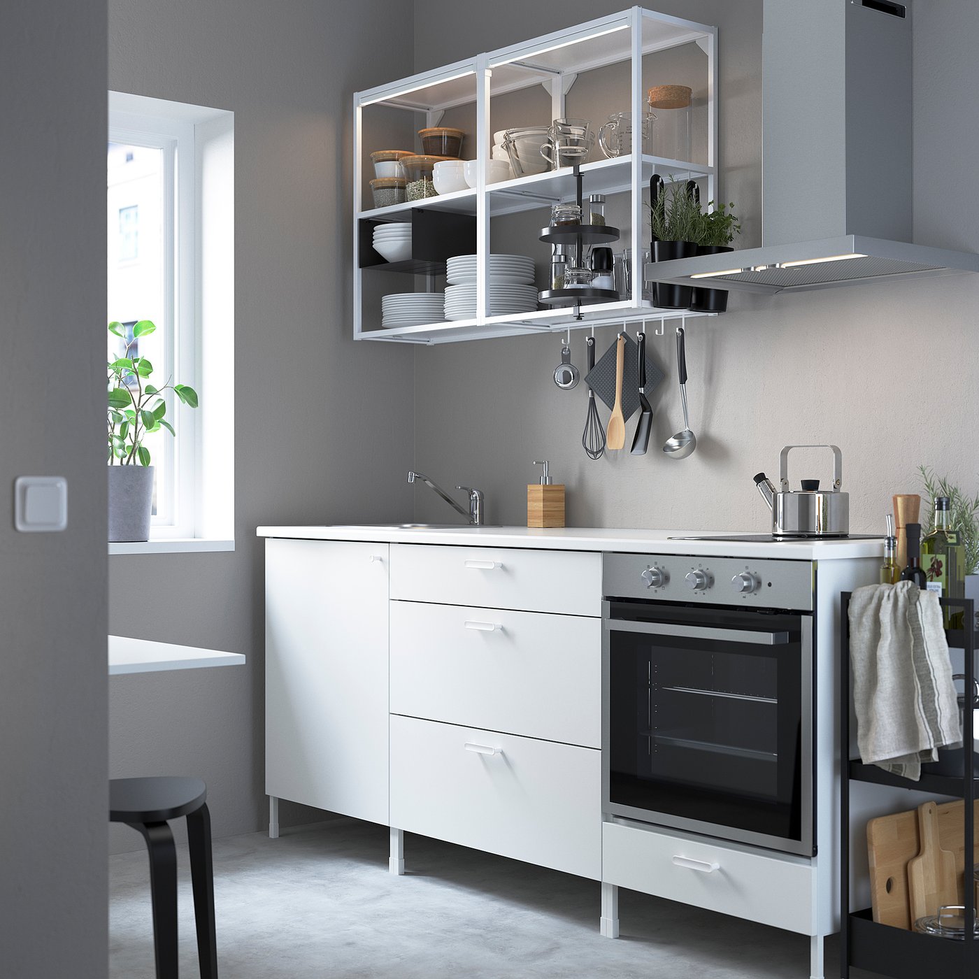 Cocina A Gas de 4 Fuegos de Sobremesa, 19 Kw