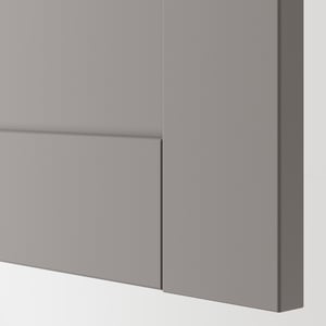 ENHET Combinación de almacenaje de pared - antracita/gris estructura - IKEA