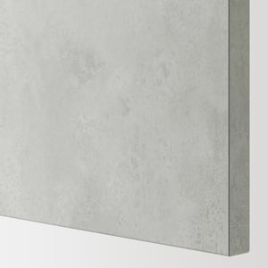 ENHET Combinación de almacenaje de pared - blanco/efecto cemento - IKEA