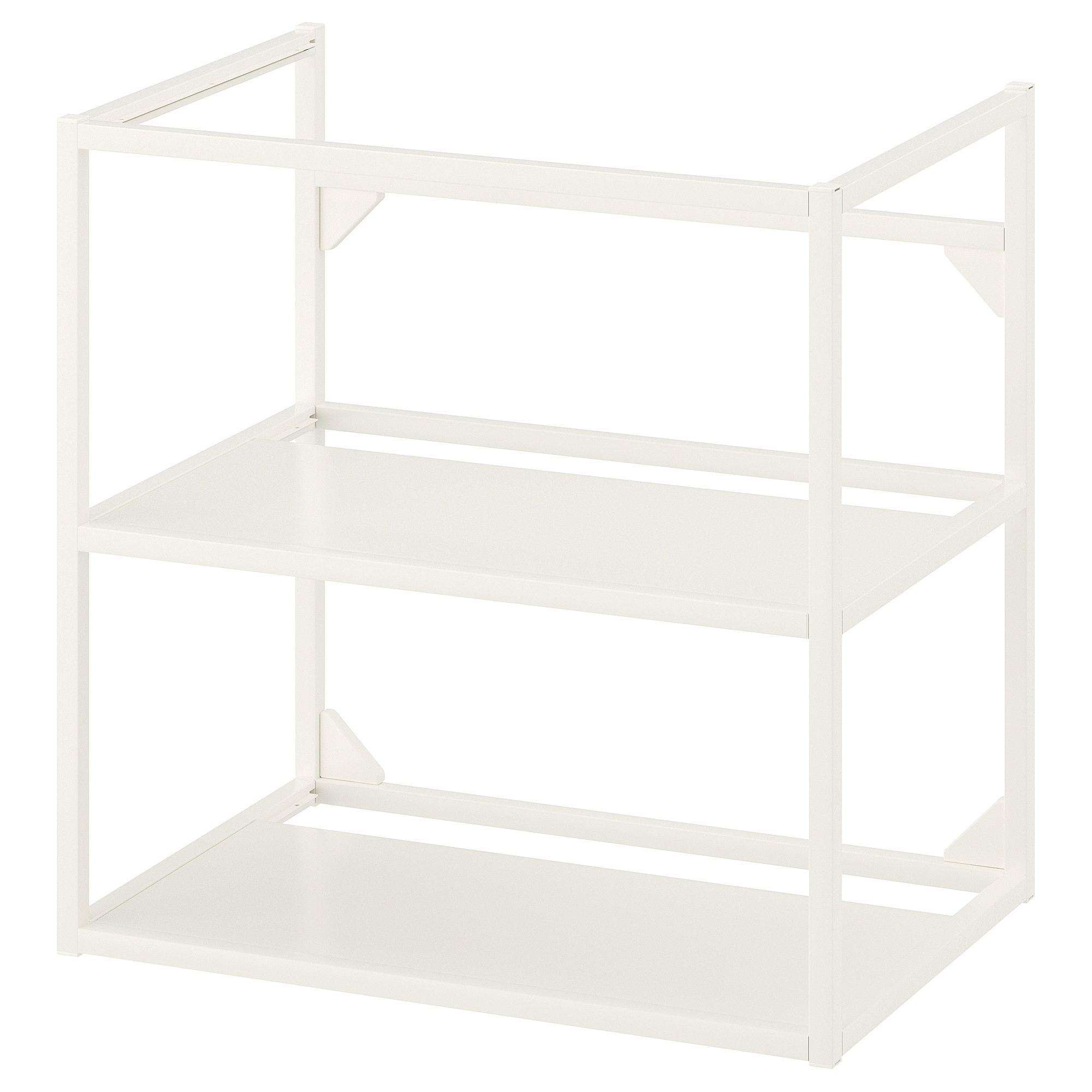 Cadre De Base IKEA ENHET Pour Lavabo - Rouge-orange, Métal, 60x40x60 Cm - Neuf