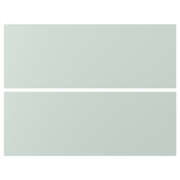 ENHET en color verde grisáceo pálido, rectangular, con superficie de lámina lisa y resistente a las manchas.