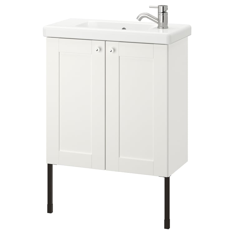 ENHET / TVÄLLEN Armario lavabo+2prtas - blanco estructura/blanco Pilkån
