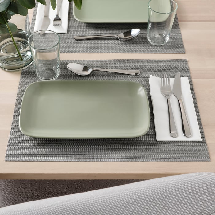 IKEA FÄRGKLAR Assiettes creuses Grijs mat 23 cm - Set de 4 IKEA FÄRGKLAR Assiettes creuses Grijs mat 23 cm - Set de 4