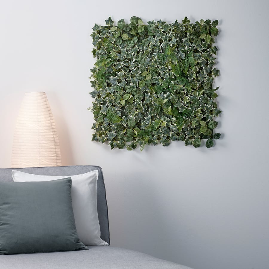 FEJKA Planta artificial, de montaje en pared, int/ext verde IKEA
