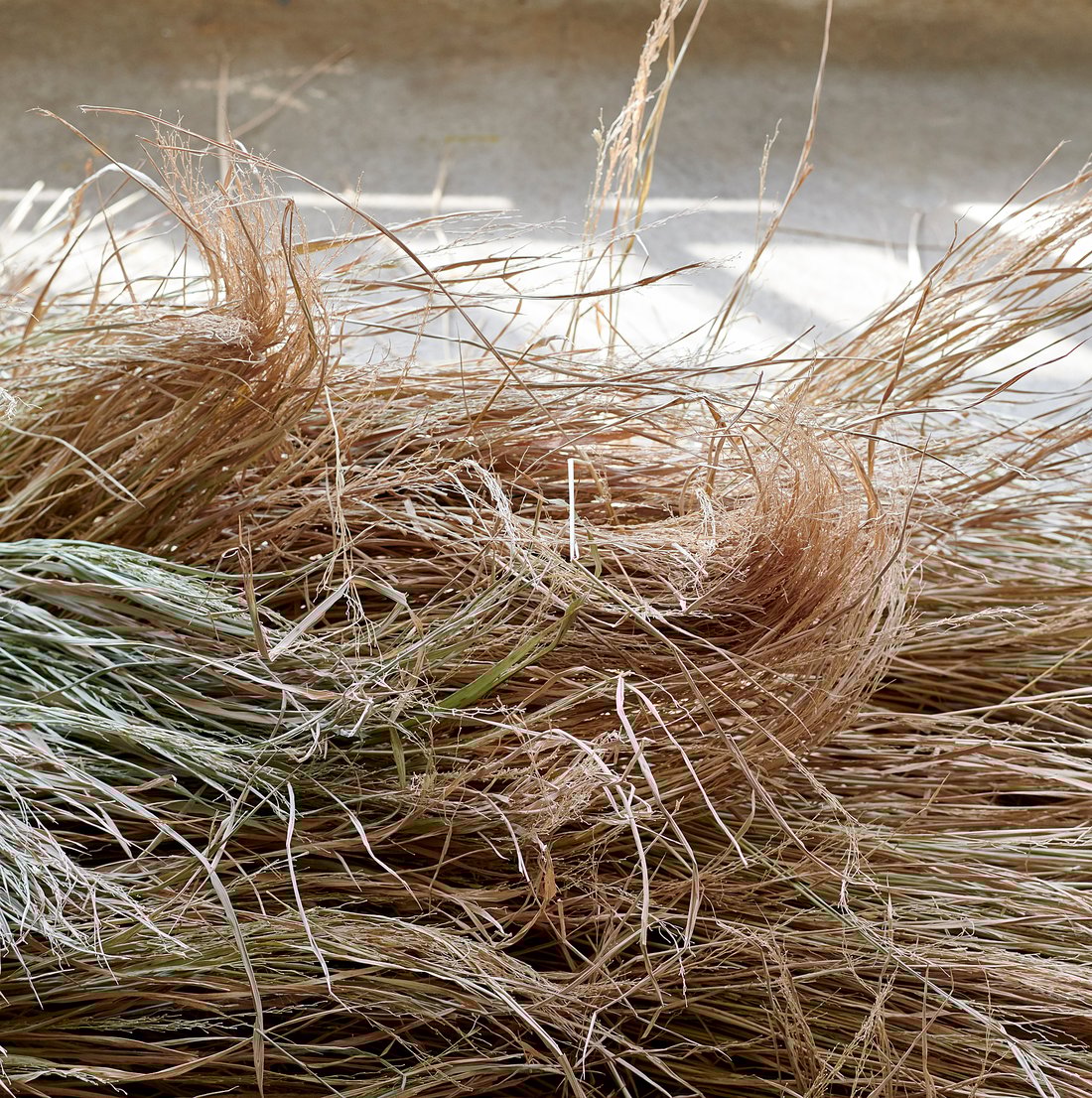 FÖRÄNDRING Alfombra, a mano/paja de arroz azul/natural, 120x180 cm - IKEA