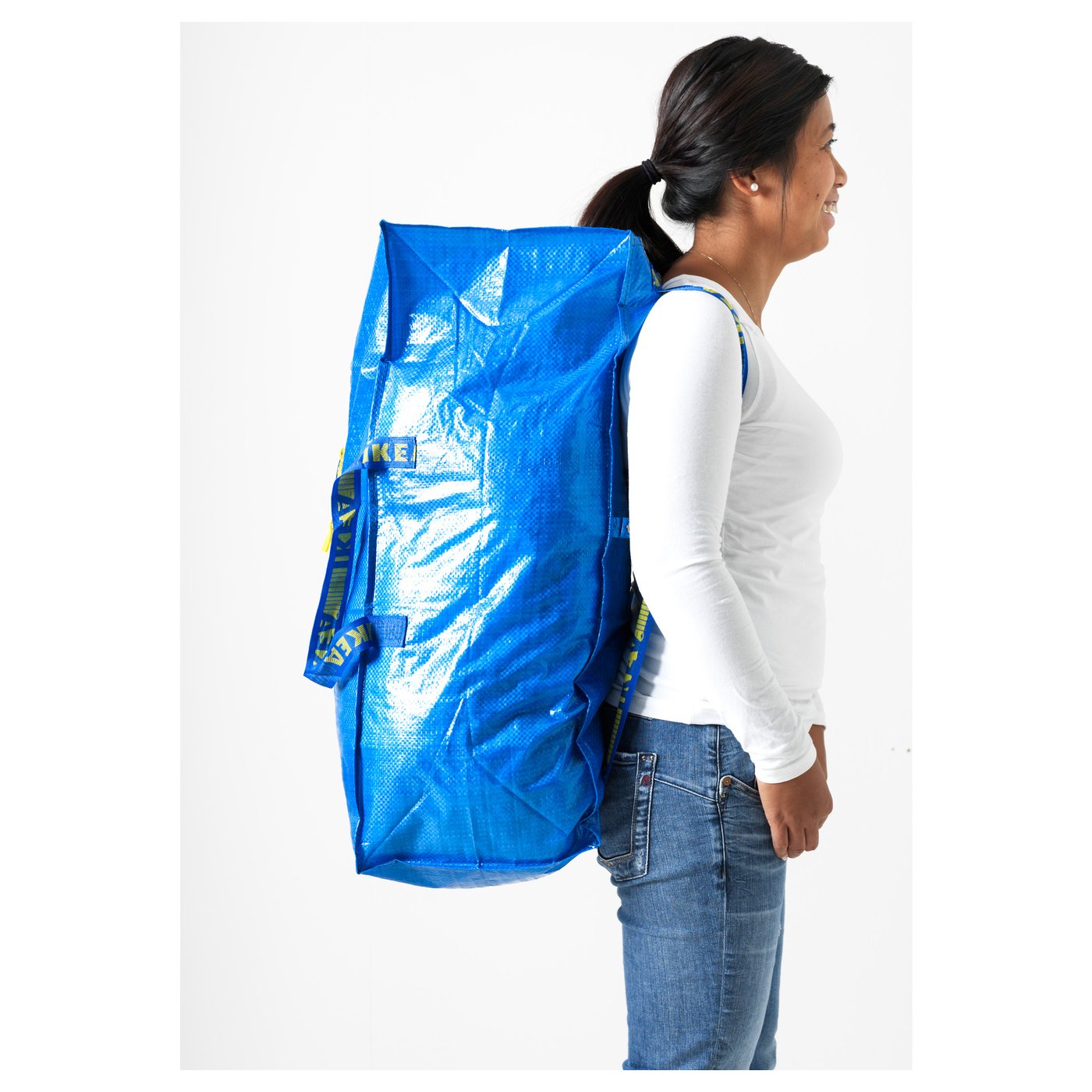 FRAKTA Bolsa para carro, azul - IKEA