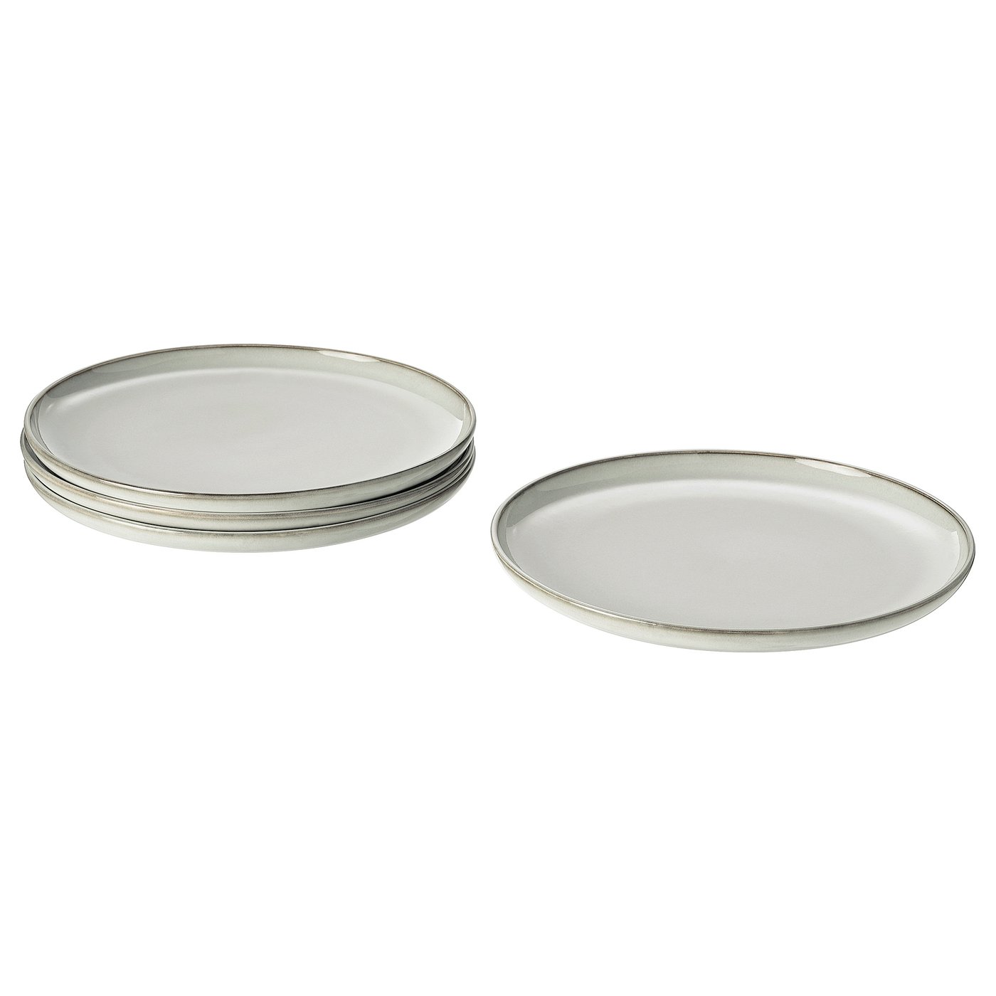 GLADELIG Plato, gris, 25 cm - IKEA