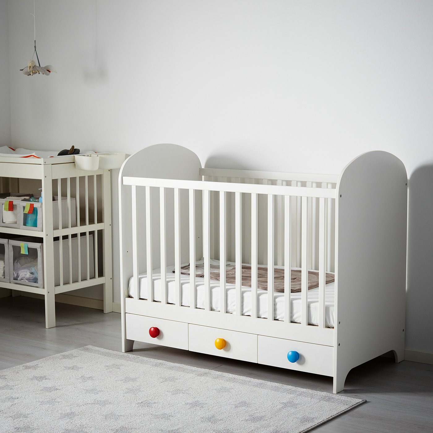 GONATT Cuna, blanco, 60x120 cm IKEA