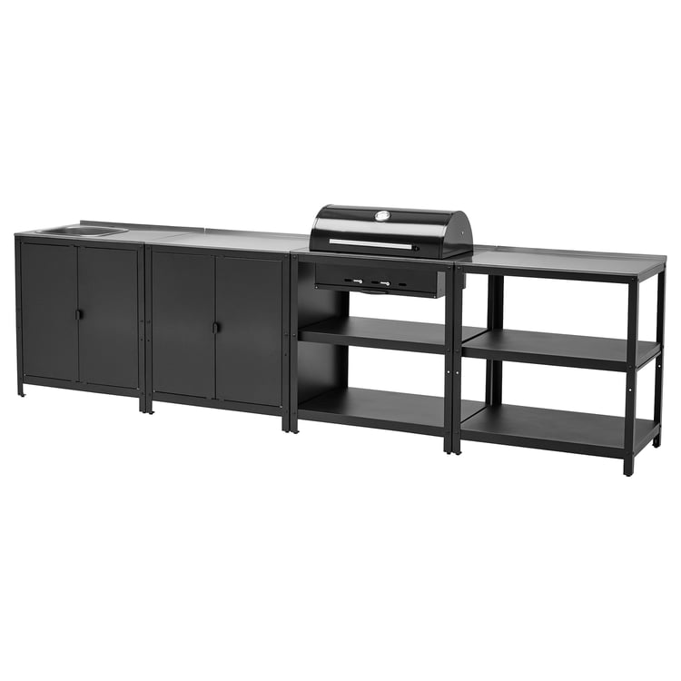 GRILLSKÄR Mueblfreg/barbac carb ext - ac inox - IKEA