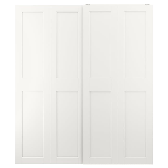 GRIMO Puertas correderas, 2 uds - blanco - IKEA