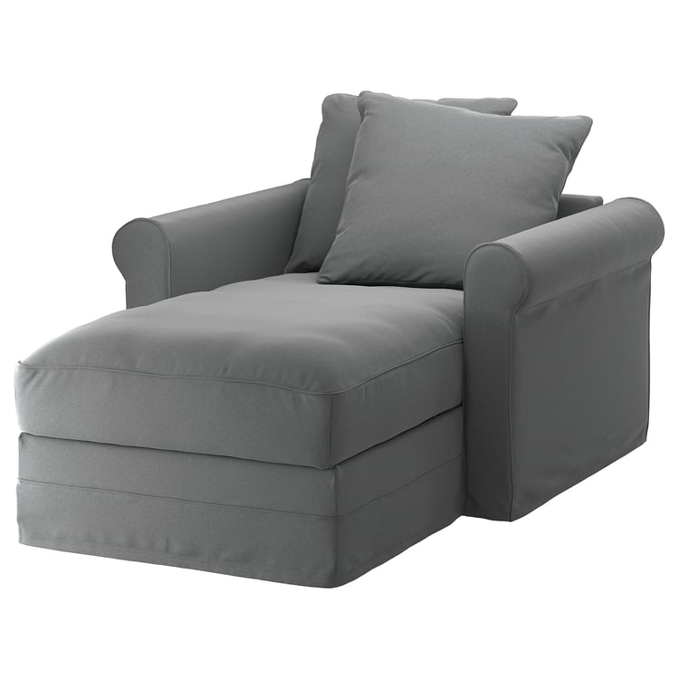 GRÖNLID chaiselongue, Ljungen gris IKEA