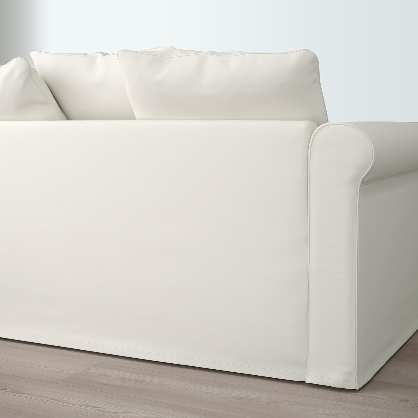 GRÖNLID Sofá 4 plazas, +chaiselongue/Inseros blanco - IKEA