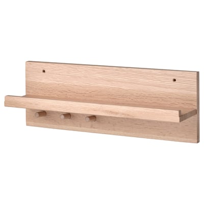 Colgador de llaves de madera con 6 ganchos, cuelga llaves de pared, soporte,  organizador de llaveros, entrada, salón