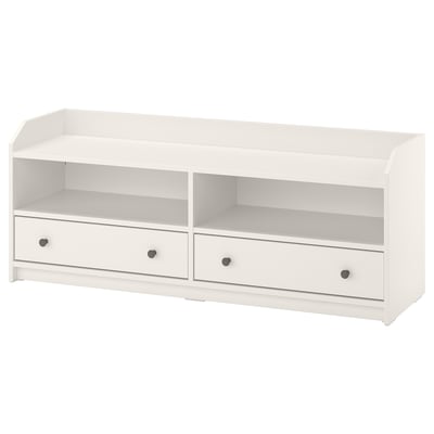 HAUGA armario abierto 3 cajones, blanco, 70x199 cm - IKEA