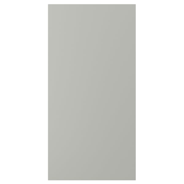 Puerta de armario de cocina HAVSTORP gris, lisa, rectangular.