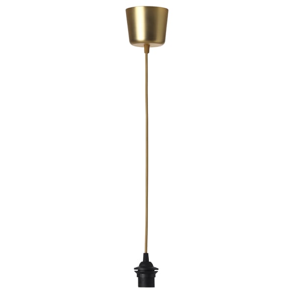hemma montura para lampara de techo textil color bronce 1 8 m