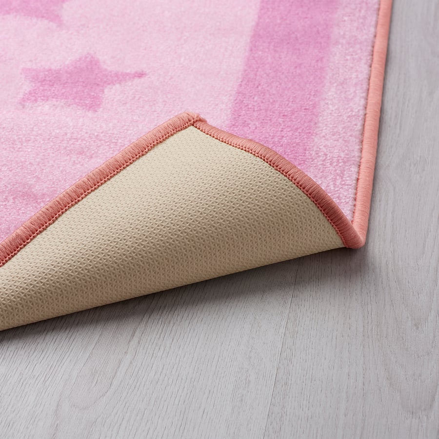 HIMMELSK Alfombra, rosa, 133x160 cm - IKEA