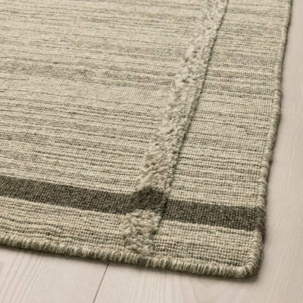 HÖJET Alfombra, a mano beige, beige, 133x195 cm - IKEA