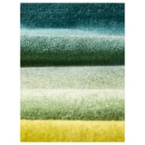 HOTELLRUM Alfombra, pelo largo, azul/verde amarillo, 133x195 cm
