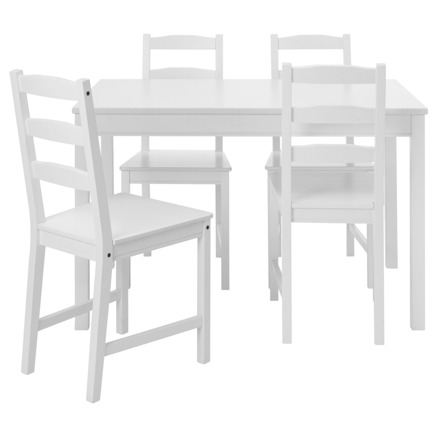 JOKKMOKK Mesa con 4 sillas, blanco IKEA