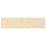 Frente de cajón efecto madera de pino KALBÅDEN; veta de madera clara, rectangular.