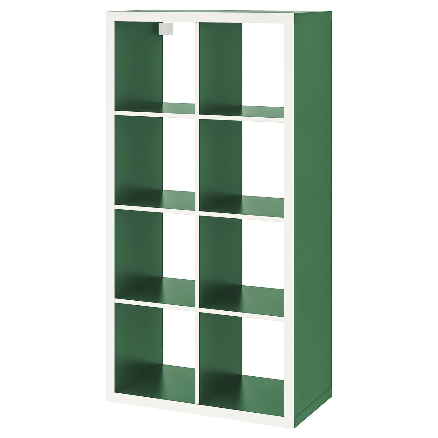 KALLAX Estantería - blanco, verde - IKEA