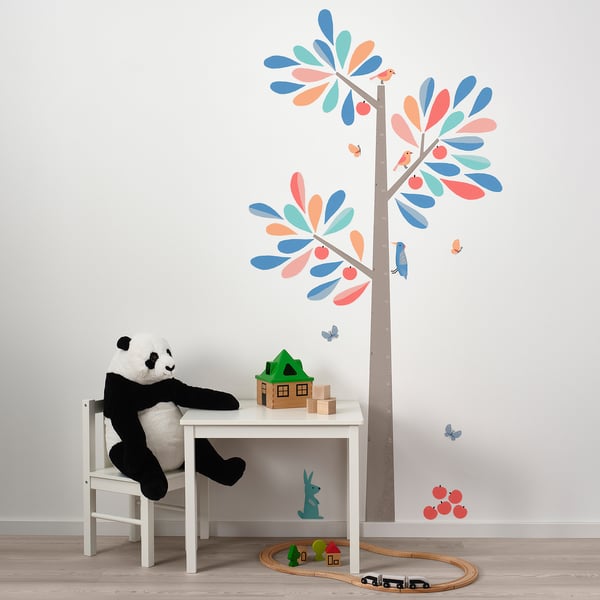 Kinnared Adorno Autoadhesivo Arbol Ikea Aplicar vinilo en mueble ikea. kinnared adorno autoadhesivo arbol 160 cm