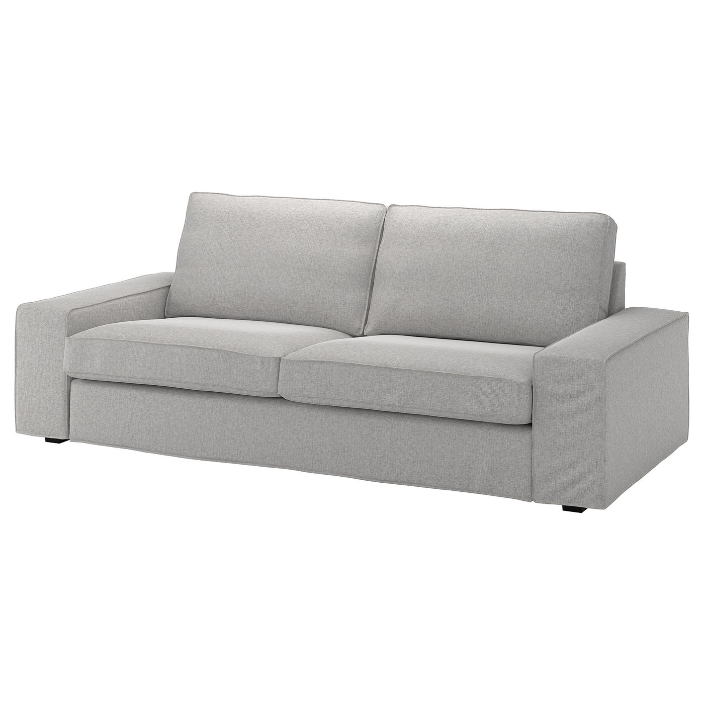 KIVIK funda para sofá de 3 plazas, Tallmyra blanco/negro - IKEA