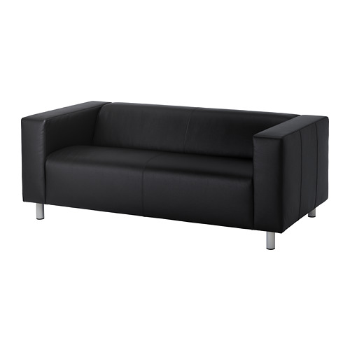 KLIPPAN - 2-seat sofa, Bomstad black No disponible en tienda