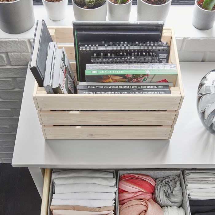 KNAGGLIG Cajón, blanco tinte, 46x31x25 cm IKEA