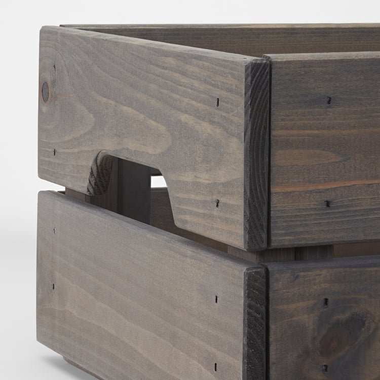 KNAGGLIG Cajón, gris tinte, 23x31x15 cm IKEA