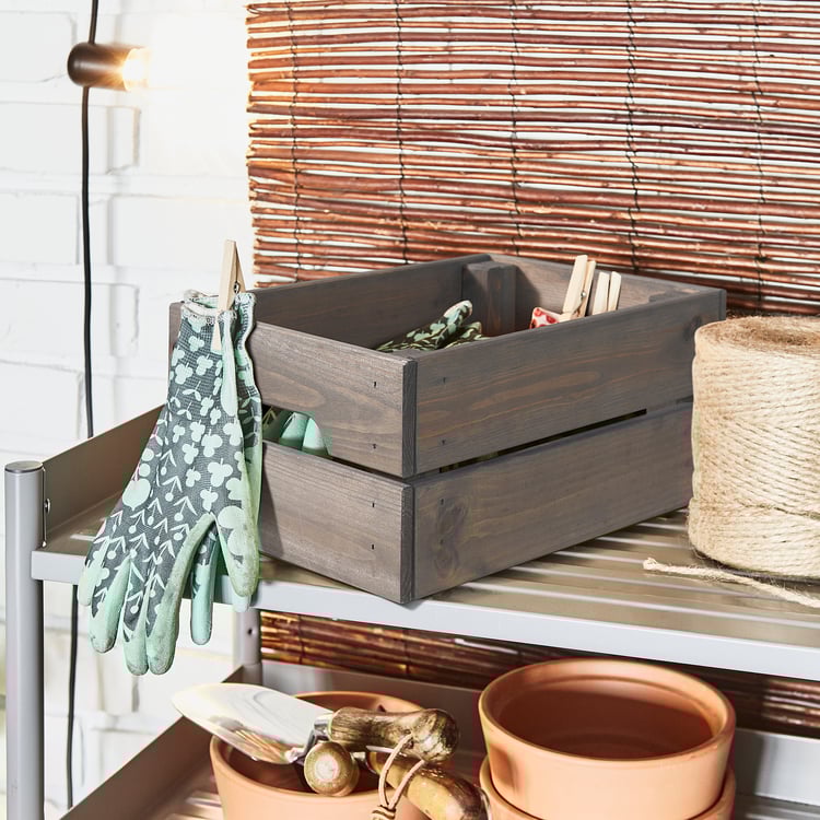 KNAGGLIG Cajón, gris tinte, 23x31x15 cm IKEA