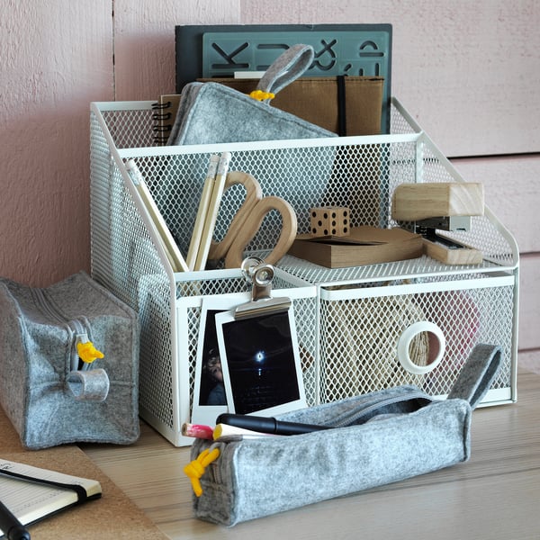 KNALLBÅGE Bolsa accesorios j3, fieltro - IKEA