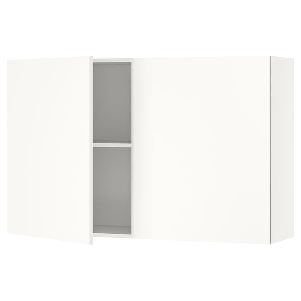 KNOXHULT Armario de pared con puertas, blanco -