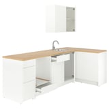 IKEA KNOXHULT Cocina de esquina blanco 283x122x220 cm