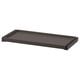 Una bandeja extraíble KOMPLEMENT de ikea en gris oscuro con un diseño elegante y rectangular, perfecta para guardar ropa ligera.