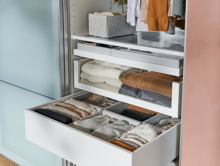 KOMPLEMENT Cajón, blanco, 75x58 cm IKEA