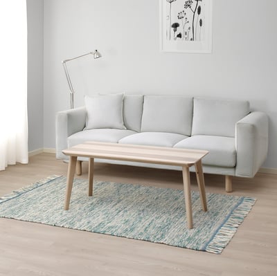 KÖPENHAMN Alfombra, a mano verde azulado, 133x195 cm - IKEA