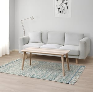 KÖPENHAMN Alfombra, a mano verde azulado, 133x195 cm - IKEA