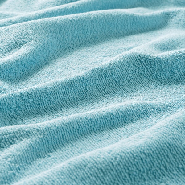 KORNAN Toalla de mano visitas, azul claro, 30x50 cm - IKEA