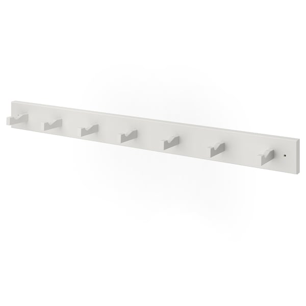 KUBBIS Perchero con 7 ganchos, gris - IKEA