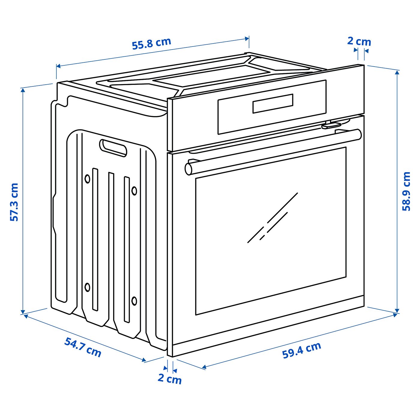 KULINARISK Horno aire forzado\u0026f pirolítica, ac inox - IKEA